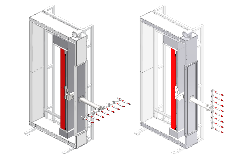 喷枪横布竖布可灵活选择